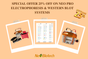 Discover our Westernblot & Electrophoresis systems and save 30%